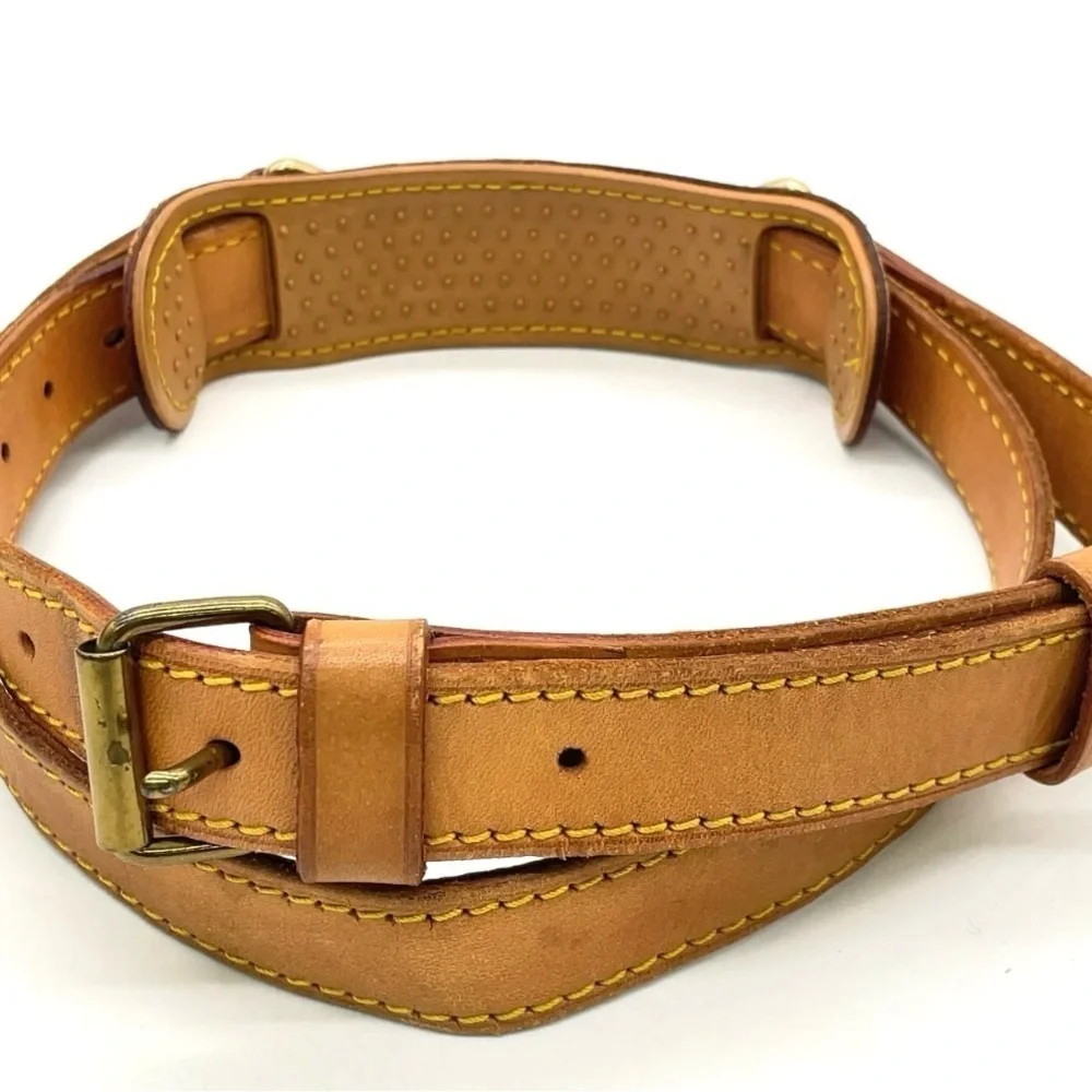 Authentic Louis Vuitton Keepall Bandouliere Leather Shoulder Strap